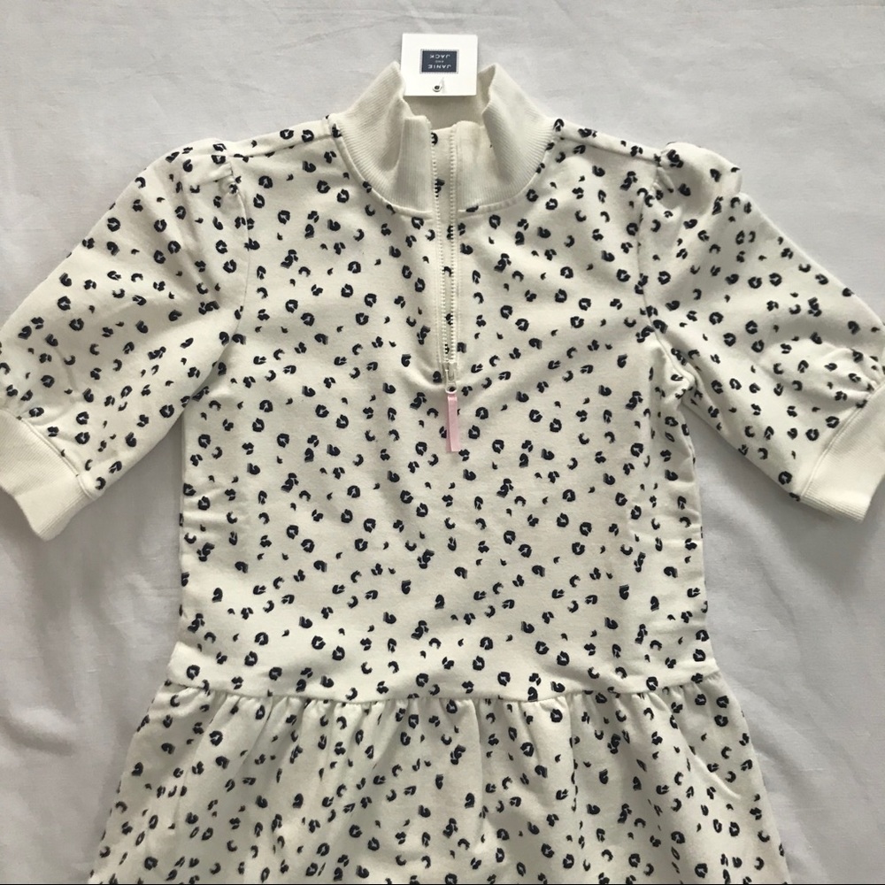 Janie and Jack Pullover Dress Ivory 8 NWT - Picture 2 of 9